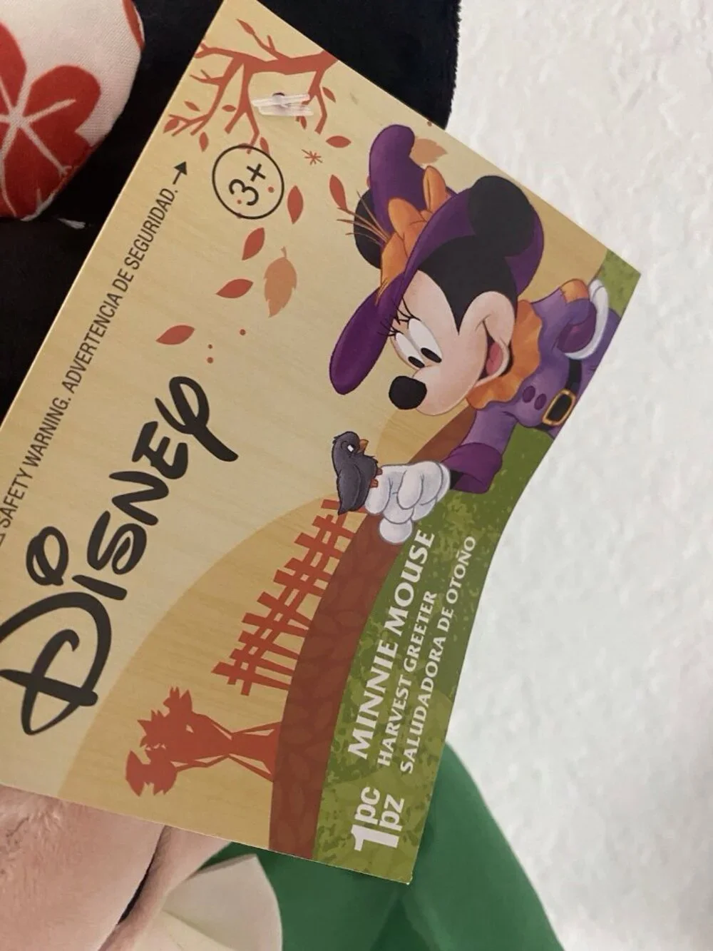 Disney Minnie Mouse Pilgrim Door Porch Greeter Fall Harvest Thanksgiving Autumn